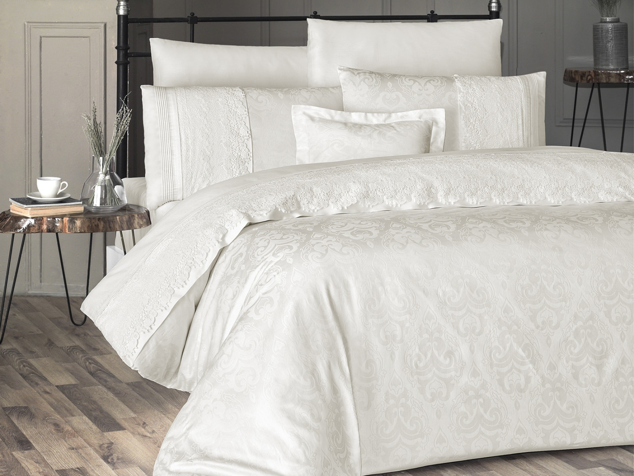 Постільна білизна First Choice V.I.P Satin Moonlight 200 х 220 см Jully, фото 1