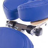Масажний стілець "Spirit" синій (стілець для масажа шийно-комірцевої зони), фото 4