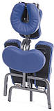 Масажний стілець "Spirit" синій (стілець для масажа шийно-комірцевої зони), фото 7