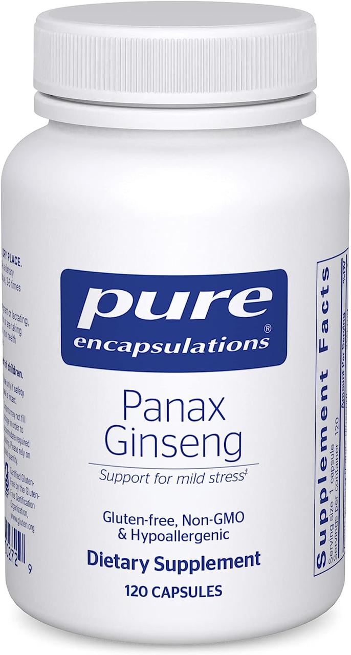 Pure Encapsulations Panax Ginseng / Женьшень адаптоген 120 капсул