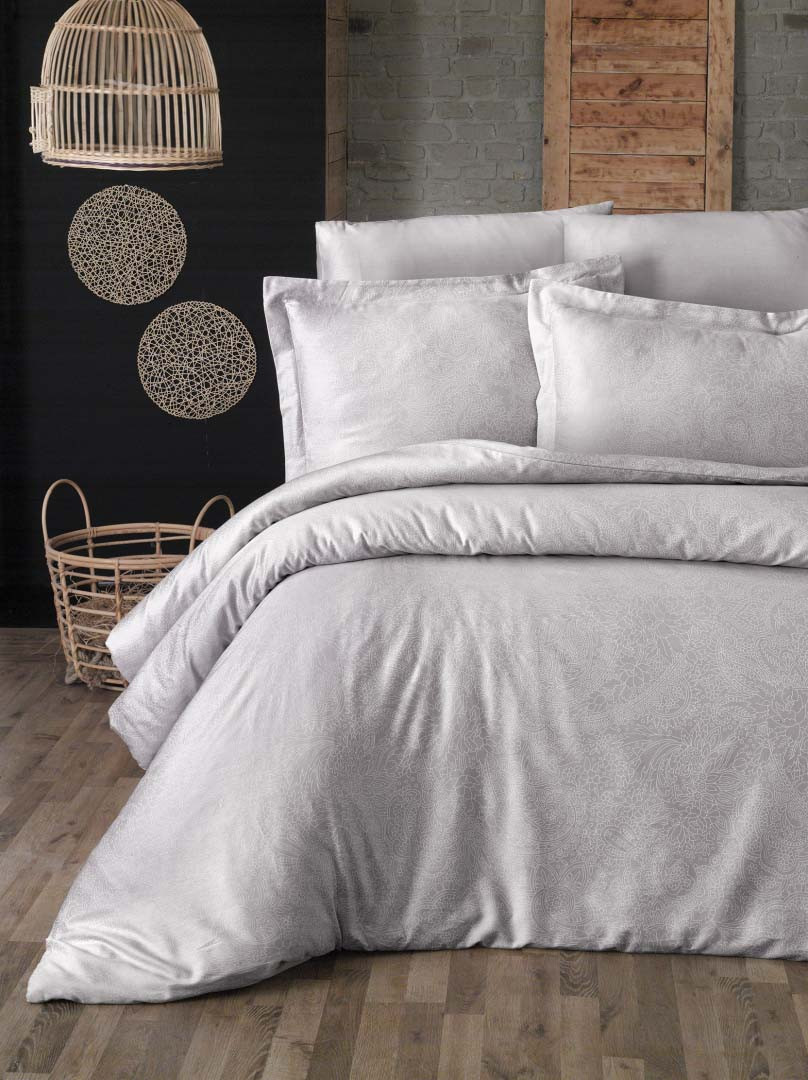 Постільна білизна First Choice Cotton Satin сімейний 160x220 см Neva Champagne, фото 1