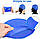 Силіконова шапочка для плавання Синя Silicone Swim Cap, шапочка для басейну, шапочка для плавання, фото 3