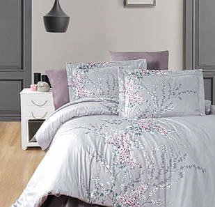 Постільна білизна First Choice Cotton Satin 200 х 220 см Wisteria Lilac