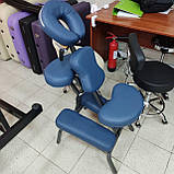 Масажний стілець "Spirit" синій (стілець для масажа шийно-комірцевої зони), фото 2
