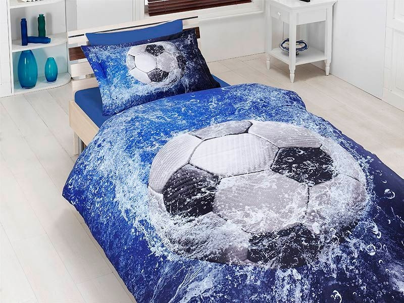 Постільна білизна First Choice 3D Satin 160×220 Football