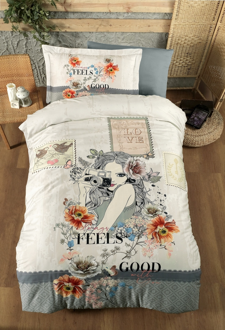 Постільна білизна First Choice 3D Satin 160×220 Feels Good, фото 1