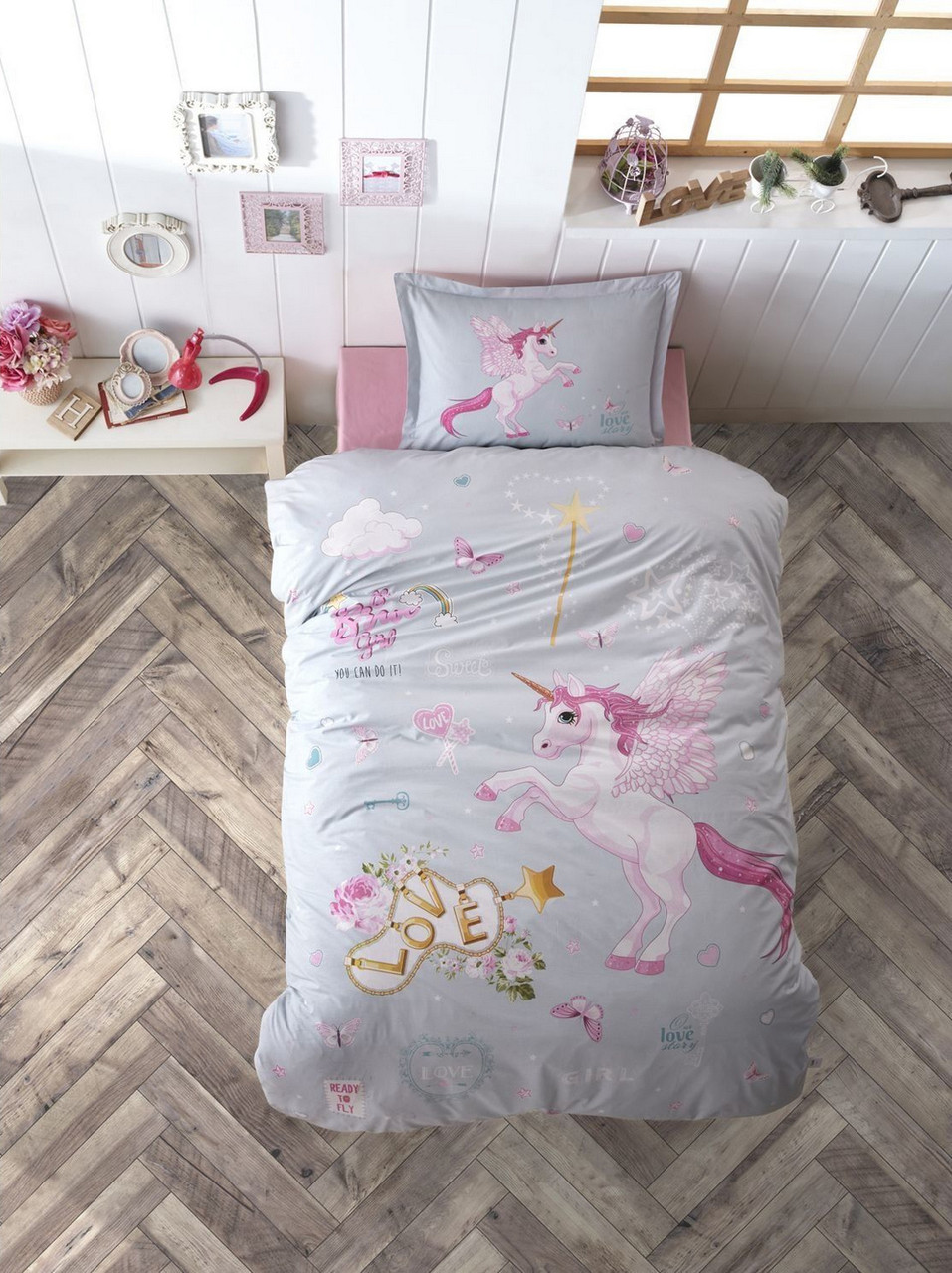 Дитяча постільна білизна Clasy Ranforce 160х220 Pegasus