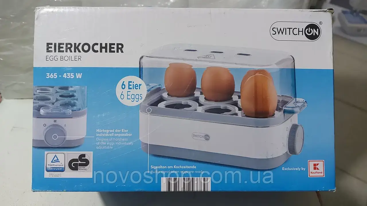 Яйцеварка на 6 яєць SWITCHON EGG BOILER