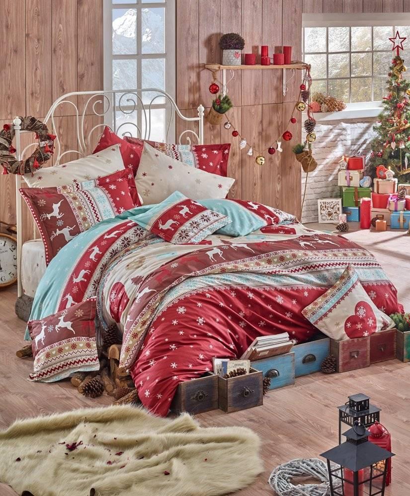 Комплект постільної білизни Clasy Ranforse 200×220 Santa