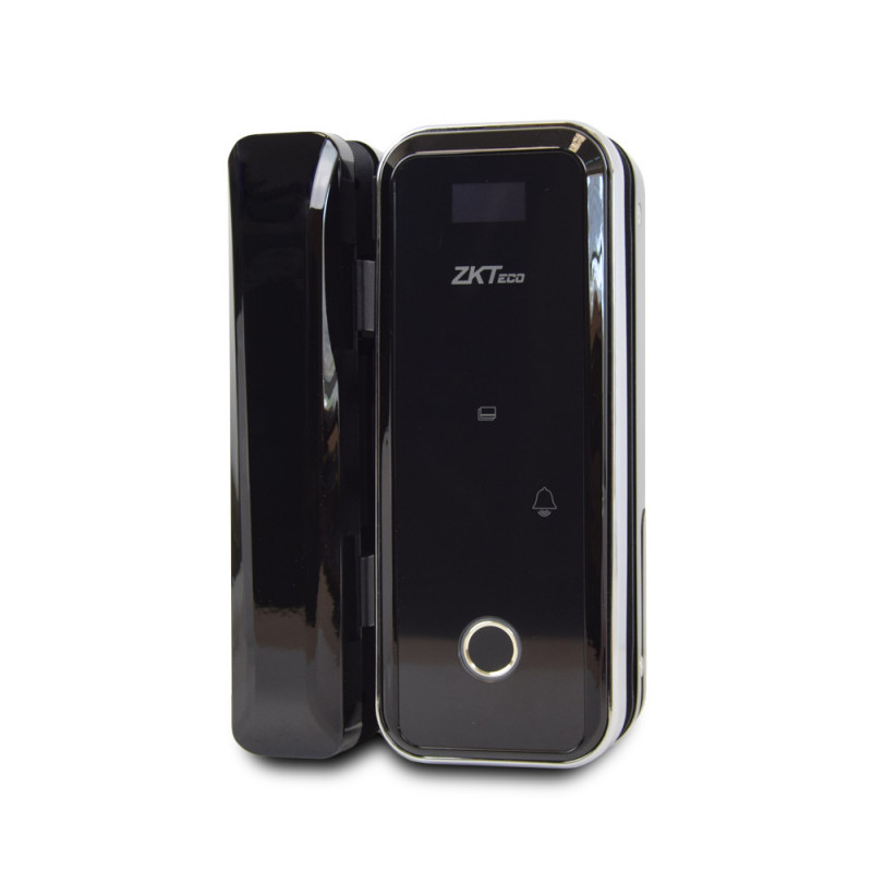 Smart замок ZKTeco GL300 right для скляних дверей зі сканером відбитка пальця та зчитувачем Mifare, фото 1