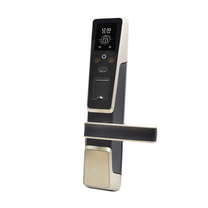 Smart замок ZKTeco ZM100 right для правих дверей зі скануванням обличчя та зчитувачем відбитків пальців