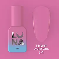 Жидкий гель LunaMoon Light Acrygel №1,13мл