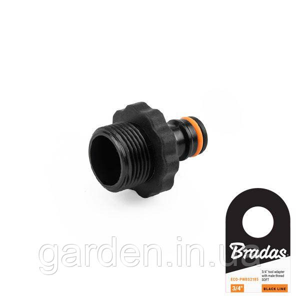 Адаптер на кран із зовнішньою різьбою 3/4", BLACK LINE SOFT, ECO-PWBS2185