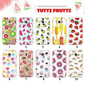 Ультратонкий прозорий чохол з малюнком для Samsung J200H Galaxy J2 (80 дизайнів)