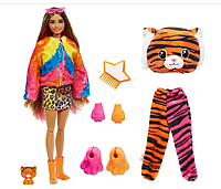 Кукла Барби Barbie Cutie Reveal Друзья Джунглей Тигр Fashion Doll Jungle Series Tiger HKP99