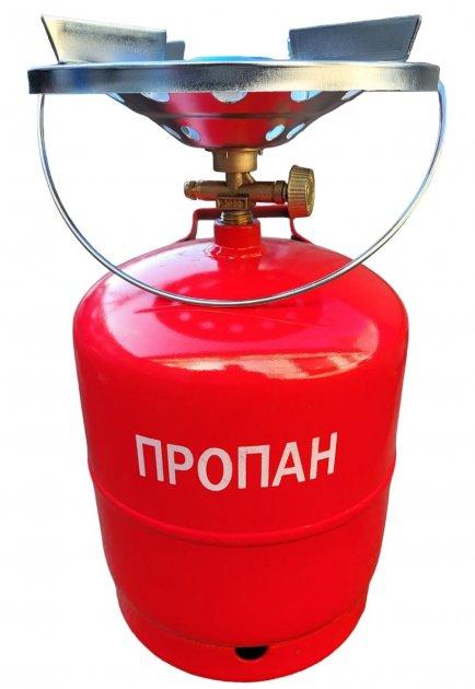 Газовый баллон 8 л в комплекте с горелкой, фото 1