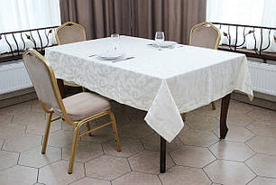 Скатертина Kayra жакардова "Вензель", 155 х 290 см