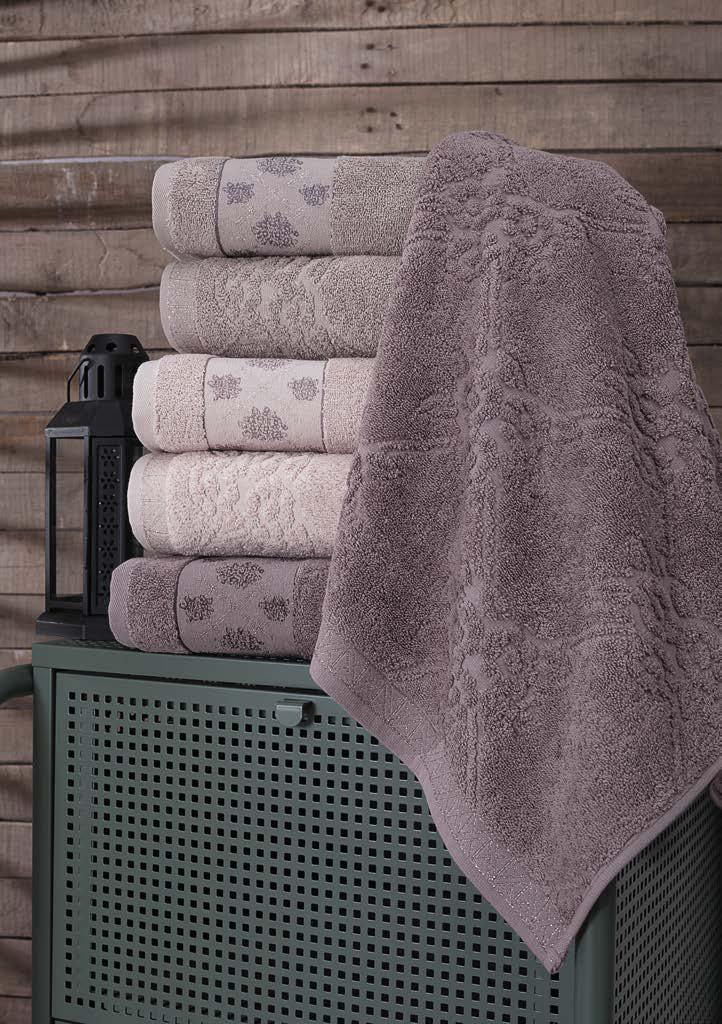 Набір рушників 70х140 см Pupilla Lavanta, банні 6 шт., фото 1