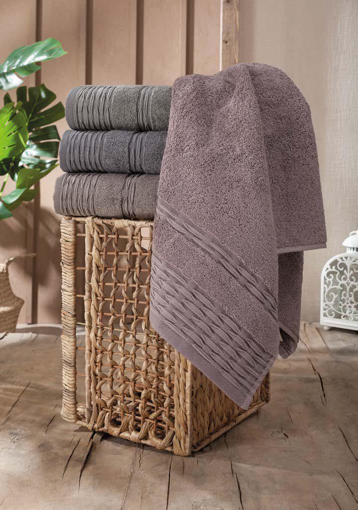 Набір рушників 70х140 см Pupilla Catalina, банні 4 шт., фото 1