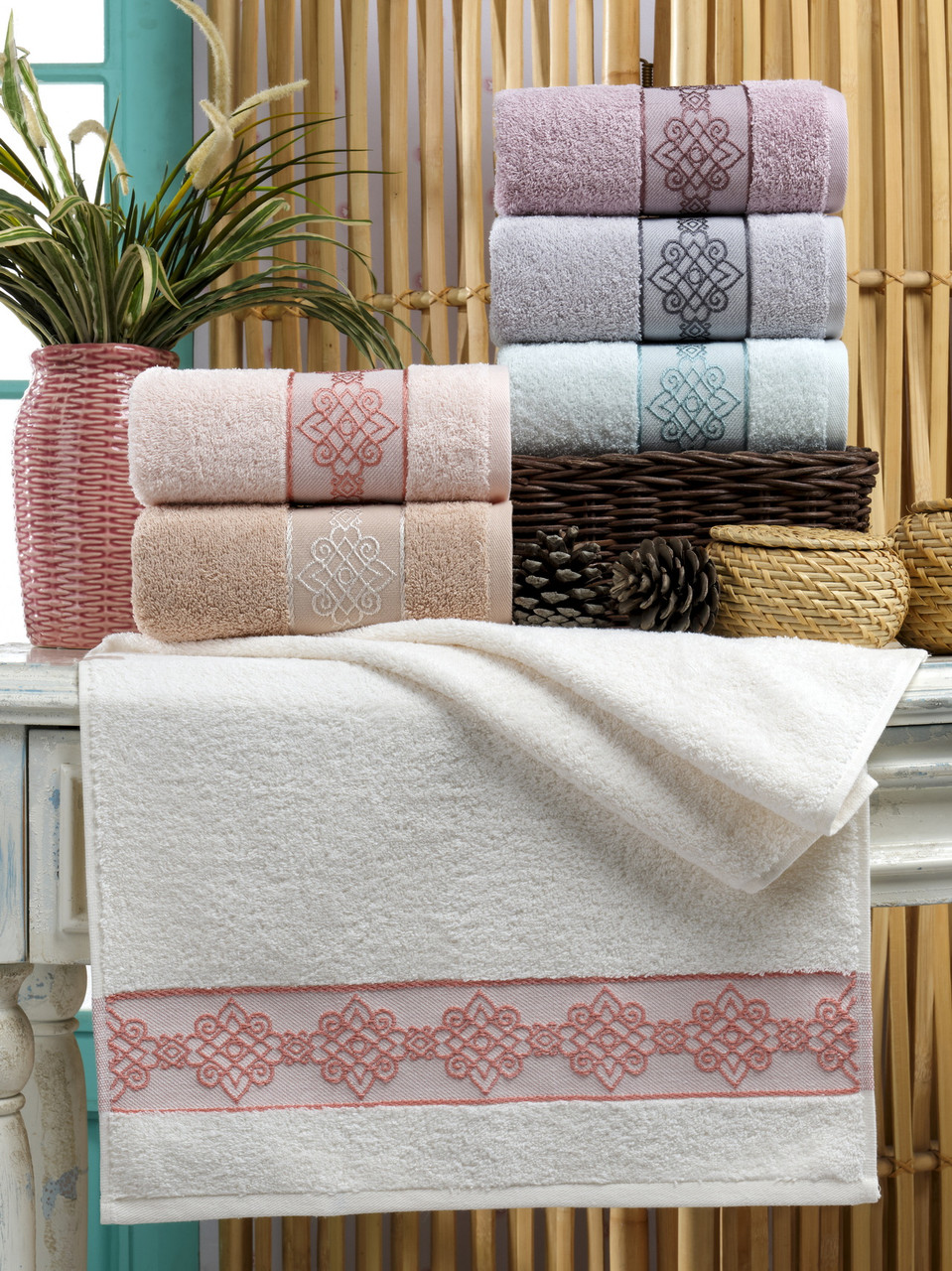 Набір махрових рушників Marla Bellanita 70х140 см. 6шт., фото 1