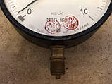 МТП-160, МП4-У, Манометр загальнотехнічний 1,6 кгс/см2 (0,16МПа,160 кПа) Ф160 мм М20*1,5 радіальний (сверб-НомНІ!), фото 7