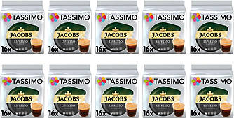 АКЦІЯ! Кава в капсулах Tassimo Espresso - Тассімо Еспресо 10 упаковок