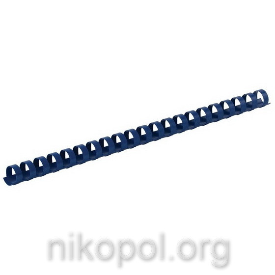 Пластикові пружини для палітурки Buromax BM.0500-02 сині, до 20 листів, діаметр 6мм