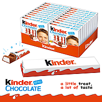 Упаковка шоколадок "Kinder Chocolate Т4" 4*20шт.