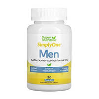 Мужские витамины + мужское здоровье и иммунитет Super Nutrition Men Multivitamin + Supporting Herbs 90 tab