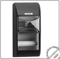 Пластиковый диспенсер KATRIN 104452 Toilet 2-Roll Dispenser, 2 рулона, туалетная бумага, черный