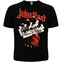 Футболка Judas Priest "British Steel" | Футболка черная | Футболка рокерская | Футболка музыкальная