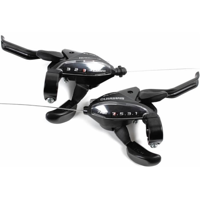 Моноблоки Shimano ST-EF510, (3x7 швидкостей) пара. Чорні