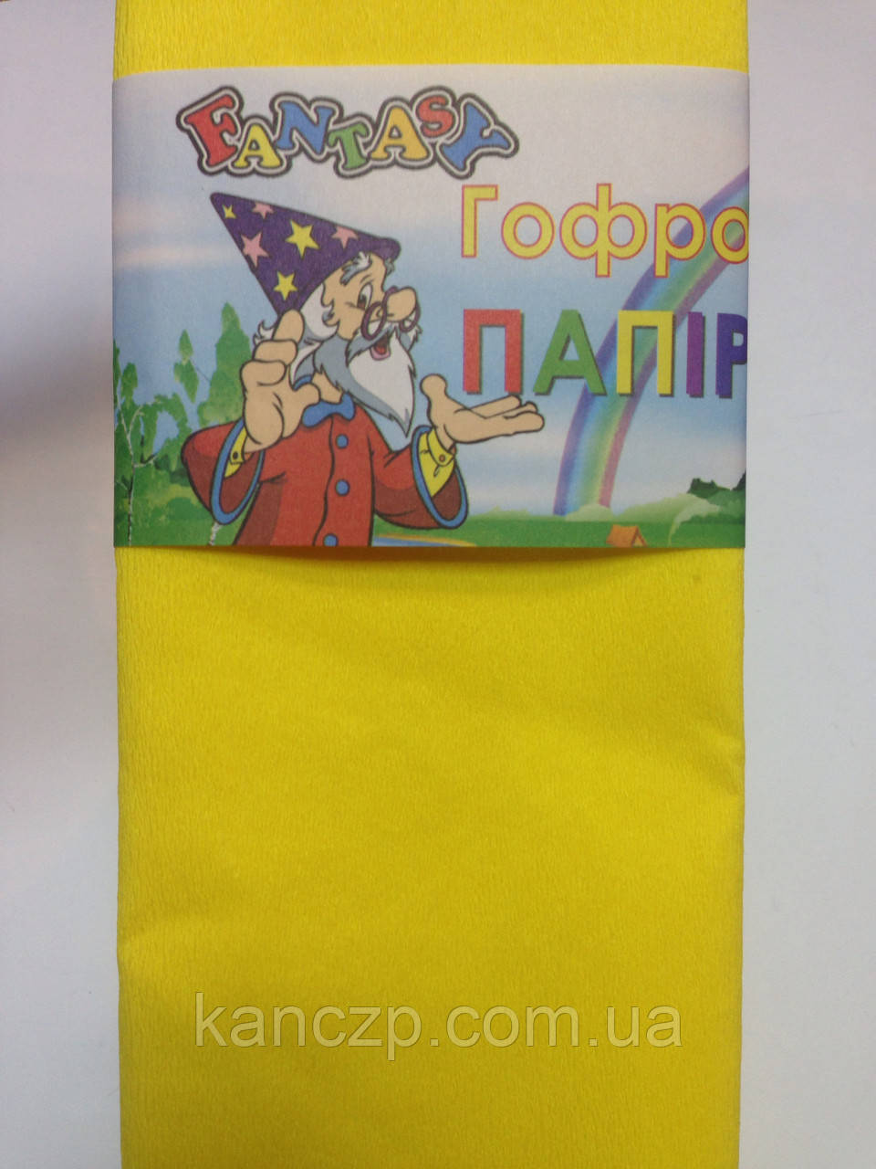 Креп-папір 50*200 жовт., фото 1