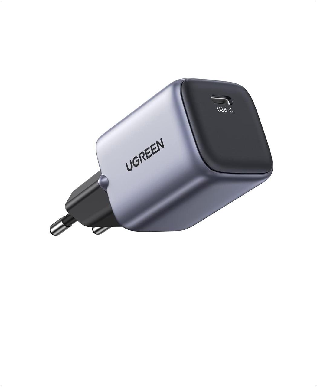 Мережевий зарядний пристрій Ugreen Nexode 30 W USB C Charger with GaN Tech Grey (CD319)