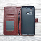 Чохол Idewei для Xiaomi 12C книжка з візитницею (коричневий), фото 2