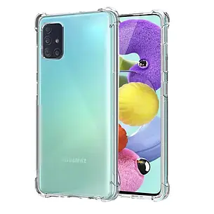Силіконовий чохол Shockproof для Samsung Galaxy A71 (закрита камера), фото 1