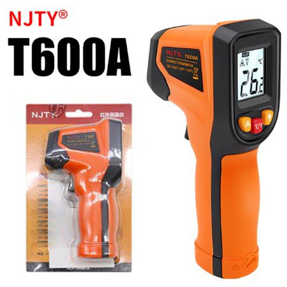 Пірометр NJTY T-600A ( -50 °C...+600 °C) DS:12:1; EMS:0,95, фото 1