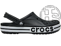 Женские шлепанцы Crocs Bayaband Black White ALL08687