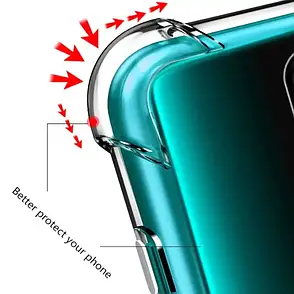 Силіконовий чохол Shockproof для Xiaomi Redmi Note 8 Pro (закрита камера), фото 3