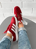 Женские кроссовки Adidas Gazelle bordo