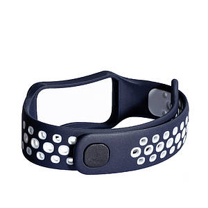 Ремінець Nike на Redmi Smart Band 2 Blue and White