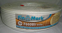 Кабель коаксиальный FinMark F660BV white 75 Ohm (бухта 100 м.)