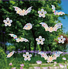 Наклейка на вікно з ефектом веселки "Метелик", фото 3