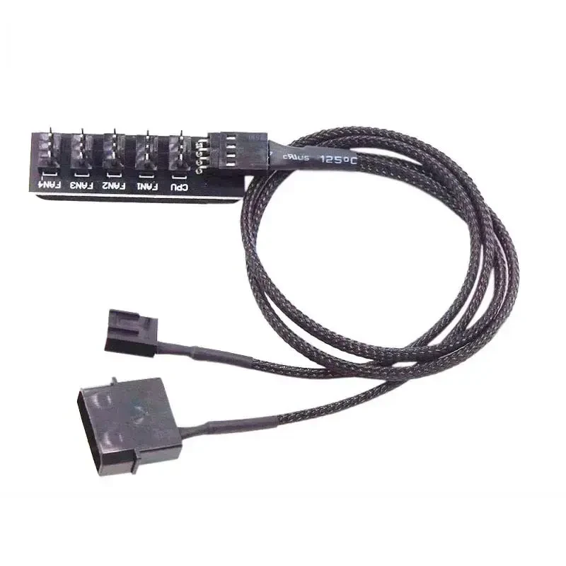Перехідник керований MOLEX на 5 кулерів 3-4 pin 40 см