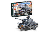 Конструктор iBlock PL-921-347 Воєна техніка Танк Panzer 6 tiger 2 -  1094 деталі, фото 5