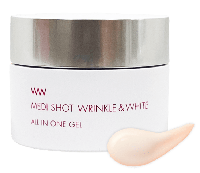 Meishoku WW Medi Shot Wrinkle & White All In One Gel in one gel антивіковий освітлюючий гель для обличчя, 75 г