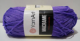 Нитки пряжа для в'язання MACRAME Макраме № 135 - бузок