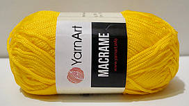 Нитки пряжа для в'язання MACRAME Макраме № 142 - жовток