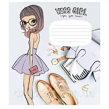 Зошит 24 арк. лінія "Школярик" / Stylish girls, фото 3