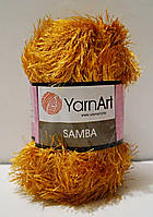 Нитки пряжа для вязания травка SAMBA YarnArt Самба Ярнарт № 2004 - золотистый